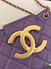 Bagsaaa Chanel Small Messenger Bag AS4609 Purple - 14 × 21 × 5 cm - 3