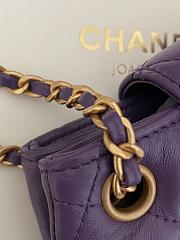 Bagsaaa Chanel Small Messenger Bag AS4609 Purple - 14 × 21 × 5 cm - 2