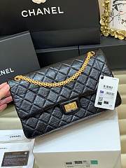 Bagsaaa Chanel Large 2.55 Handbag A37587 Aged Calfskin Black & Gold Hardware - 19.5 × 28 × 7.5 cm - 1