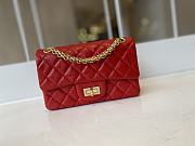 Bagsaaa Chanel Mini 2.55 Handbag AS0874 Aged Calfskin Red - 15.5 × 20 × 6 cm - 1