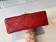 Bagsaaa Chanel Mini 2.55 Handbag AS0874 Aged Calfskin Red - 15.5 × 20 × 6 cm - 3