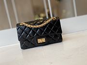 Bagsaaa Chanel Mini 2.55 Handbag AS0874 Aged Calfskin Black & Gold Hardware - 15.5 × 20 × 6 cm - 1