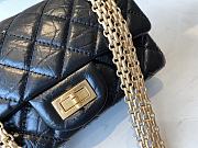 Bagsaaa Chanel Mini 2.55 Handbag AS0874 Aged Calfskin Black & Gold Hardware - 15.5 × 20 × 6 cm - 2