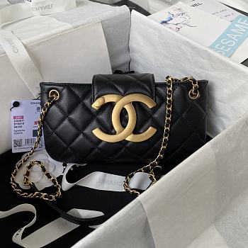 Bagsaaa Chanel Baguette Bag AS4611 Black- 11.5 × 24 × 4.5 cm