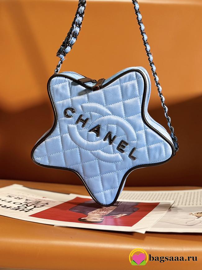 Bagsaaa Chanel Star Handbag AS4579 Blue - 22.5 × 22.5 × 6 cm - 1