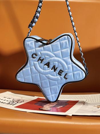 Bagsaaa Chanel Star Handbag AS4579 Blue - 22.5 × 22.5 × 6 cm