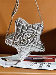 Bagsaaa Chanel Star Handbag AS4579 Silver - 22.5 × 22.5 × 6 cm - 1