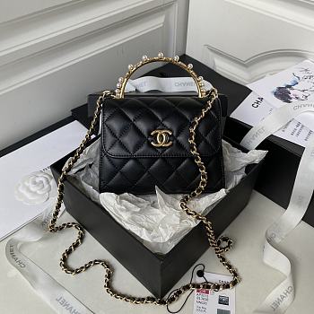 Bagsaaa Chanel Clutch With Chain Black AP3513 - 12 × 15 × 6 cm