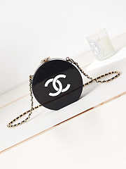 Bagsaaa Chanel Minaudiere Black & White AS4506 - 10 × 10 × 3 cm - 4