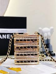 Bagsaaa Chanel Evening Bag AS3528 Gold Metal With Pearl - 11x9x4.5 cm - 1