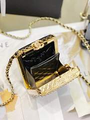 Bagsaaa Chanel Evening Bag AS3528 Gold Metal With Pearl - 11x9x4.5 cm - 4