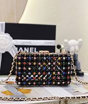 Bagsaaa Chanel Evening Bag AS3771 Black & Multicolor - 11×17×7 cm - 1