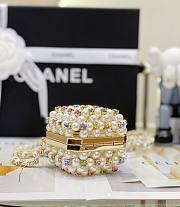 Bagsaaa Chanel Mini Evening Bag White & Multicolor AS3769 - 8×7×7 cm - 4