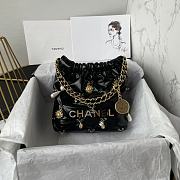 Bagsaaa Chanel 22 Mini Handbag Black Bijoux Charms AS3980 - 20 × 19 × 6 cm - 5