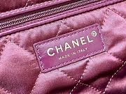 Bagsaaa Chanel 22 Handbag Burgundy Pink AS3261 - 39 × 42 × 8 cm - 2