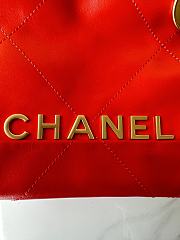 Bagsaaa Chanel 22 Mini Handbag Dark Orange & Red AS3980 - 20 × 19 × 6 cm - 5