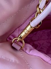 Bagsaaa Chanel 22 Mini Handbag Light Pink & Light Purple AS3980 - 20 × 19 × 6 cm - 3