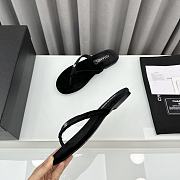 Bagsaaa Chanel Thongs Velvet Black G45716 - 2