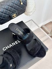 Bagsaaa Chanel Mules Black Suede & Imitation Pearls G45685 - 4