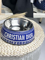 Bagsaaa Dior Blue Pet Bowl - 1