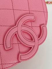 Bagsaaa Chanel Mini Messenger Bag Pink Calfskin AS3867 - 15×19×7 cm - 4