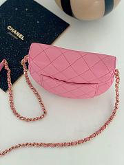 Bagsaaa Chanel Mini Messenger Bag Pink Calfskin AS3867 - 15×19×7 cm - 2