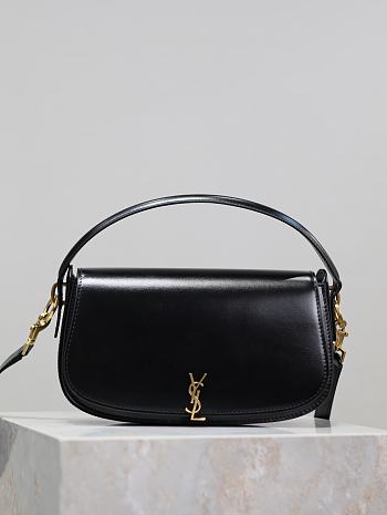 Bagsaaa YSL Voltaire In Box Saint Laurent 787671 Black - 24 X 15 X 5 CM