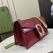 Bagsaaa Gucci Dionysus Small Shoulder Bag Red Patent 795005 - 28 x 16 x 10.5cm - 5