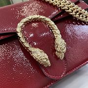 Bagsaaa Gucci Dionysus Small Shoulder Bag Red Patent 795005 - 28 x 16 x 10.5cm - 2