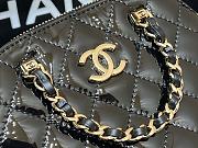 Bagsaaa Chanel Clutch With Chain Black Patent Calfskin AP3354 - 11×16×5.5 cm - 3