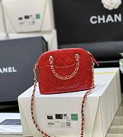 Bagsaaa Chanel Clutch With Chain Red Patent Calfskin AP3354 - 11×16×5.5 cm - 5