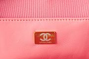 Bagsaaa Chanel Heart Bag Lambskin Pink AS3191 - 16x18x6.5cm - 2