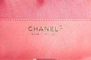 Bagsaaa Chanel Heart Bag Lambskin Pink AS3191 - 16x18x6.5cm - 3