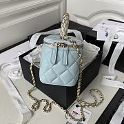 Bagsaaa Chanel Clutch With Chain AP3383 Blue - 9.5 × 17 × 8 cm - 4