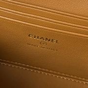 Bagsaaa Chanel Clutch With Chain AP3383 Brown - 9.5 × 17 × 8 cm - 4