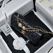 Bagsaaa Chanel Flap Phone Holder With Chain AP3426 Black - 10 × 17.2 × 3.3 cm - 4