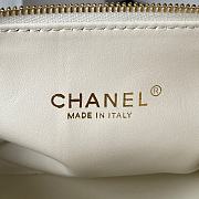 Bagsaaa Chanel Bag With Top Handle AS4201 White - 17X21X5.5cm - 5