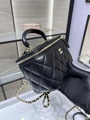 Bagsaaa Chanel Small Vanity With Chain Black AP2199 - 17*9.5*8cm - 5