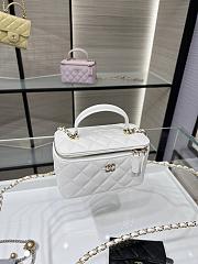 Bagsaaa Chanel Small Vanity With Chain White AP2199 - 17*9.5*8cm - 2