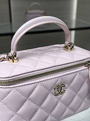 Bagsaaa Chanel Small Vanity With Chain Light Pink AP2199 - 17*9.5*8cm - 3