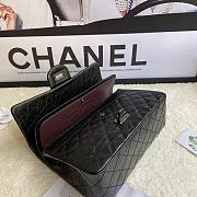 Bagsaaa Chanel 2.55 Handbag Aged Calfskin & Full Black A37586 - 16 × 24 × 7.5 cm - 4