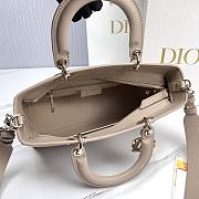 Bagsaaa Dior Medium Lady D-Sire My ABCDior Bag Beige Bull Leather - 30 x 20 x 13 cm - 5