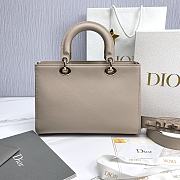 Bagsaaa Dior Medium Lady D-Sire My ABCDior Bag Beige Bull Leather - 30 x 20 x 13 cm - 3