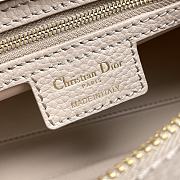 Bagsaaa Dior Medium Lady D-Sire My ABCDior Bag Beige Bull Leather - 30 x 20 x 13 cm - 2