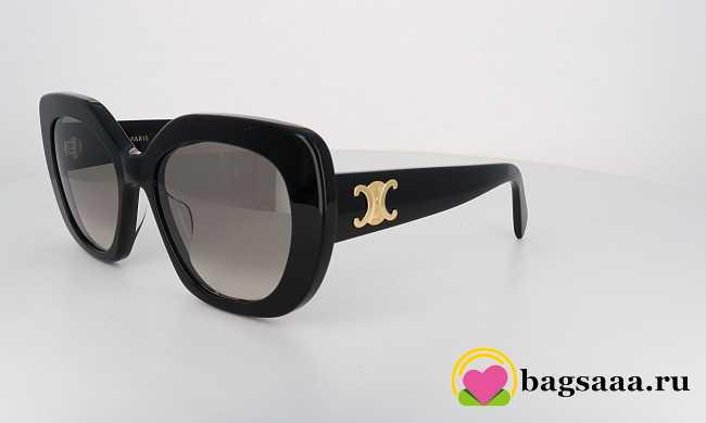 Bagsaaa Celine Triomphe 06 Sunglasses In Acetate Black - 1