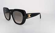 Bagsaaa Celine Triomphe 06 Sunglasses In Acetate Black - 1