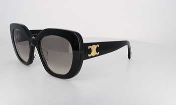 Bagsaaa Celine Triomphe 06 Sunglasses In Acetate Black