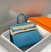 Bagsaaa Hermes Birkin Bag Blue Togo - 25cm - 1