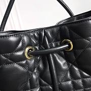 Bagsaaa Medium Dior Nolita Bag Black Macrocannage Lambskin - 27 x 25 x 5 cm - 2