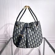 Bagsaaa Medium Dior Nolita Bag Blue Dior Oblique Jacquard - 27 x 25 x 5 cm - 1